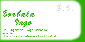 borbala vago business card