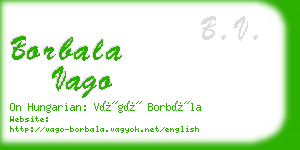 borbala vago business card
